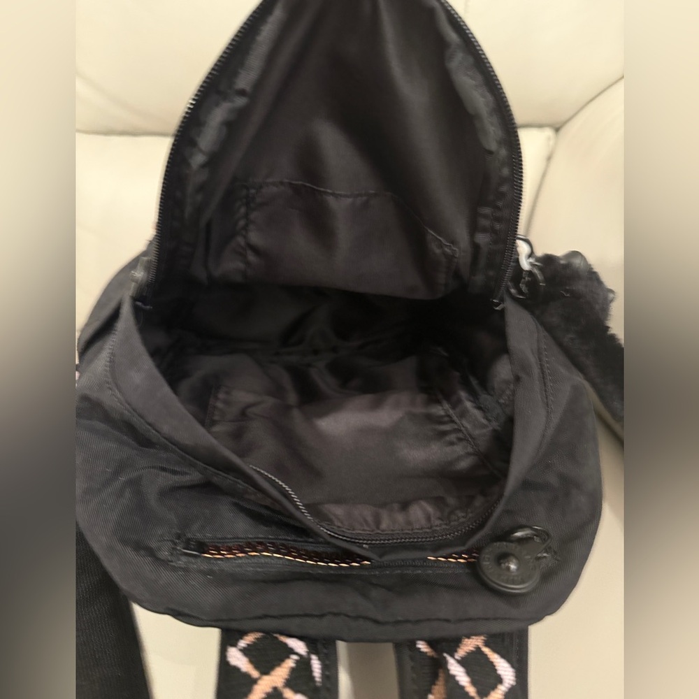 Kipling Black Backpack with Keychain - Picture 4 of 6